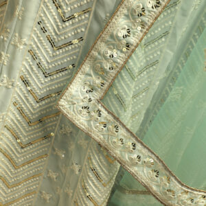 Aqua Elegance Lehenga