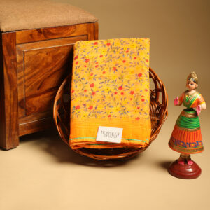 Marigold Melody Chiffon Saree